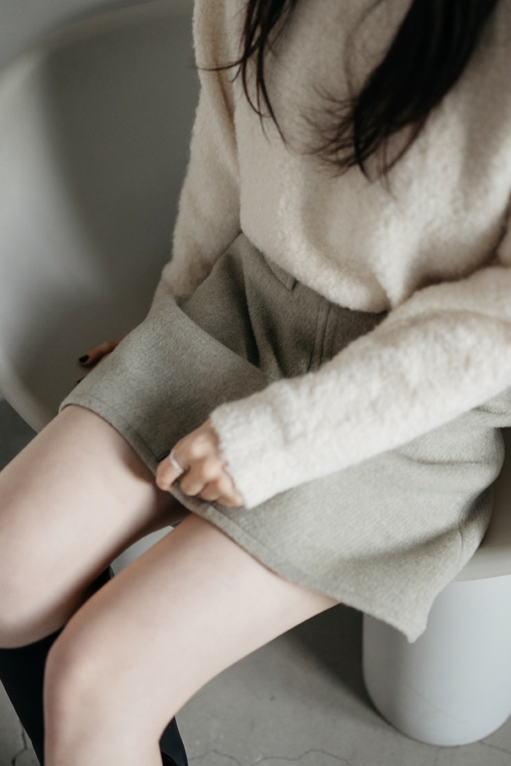 14175_Wool Mini skirt