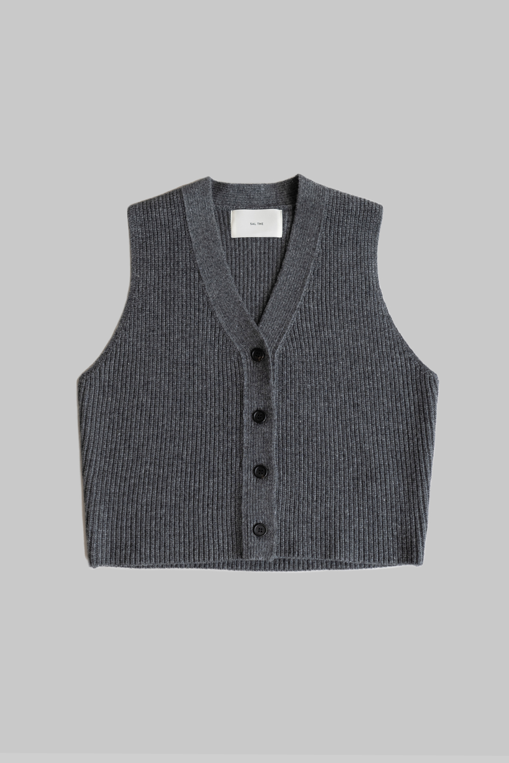 16607_Buttoned Hachi Knit Vest