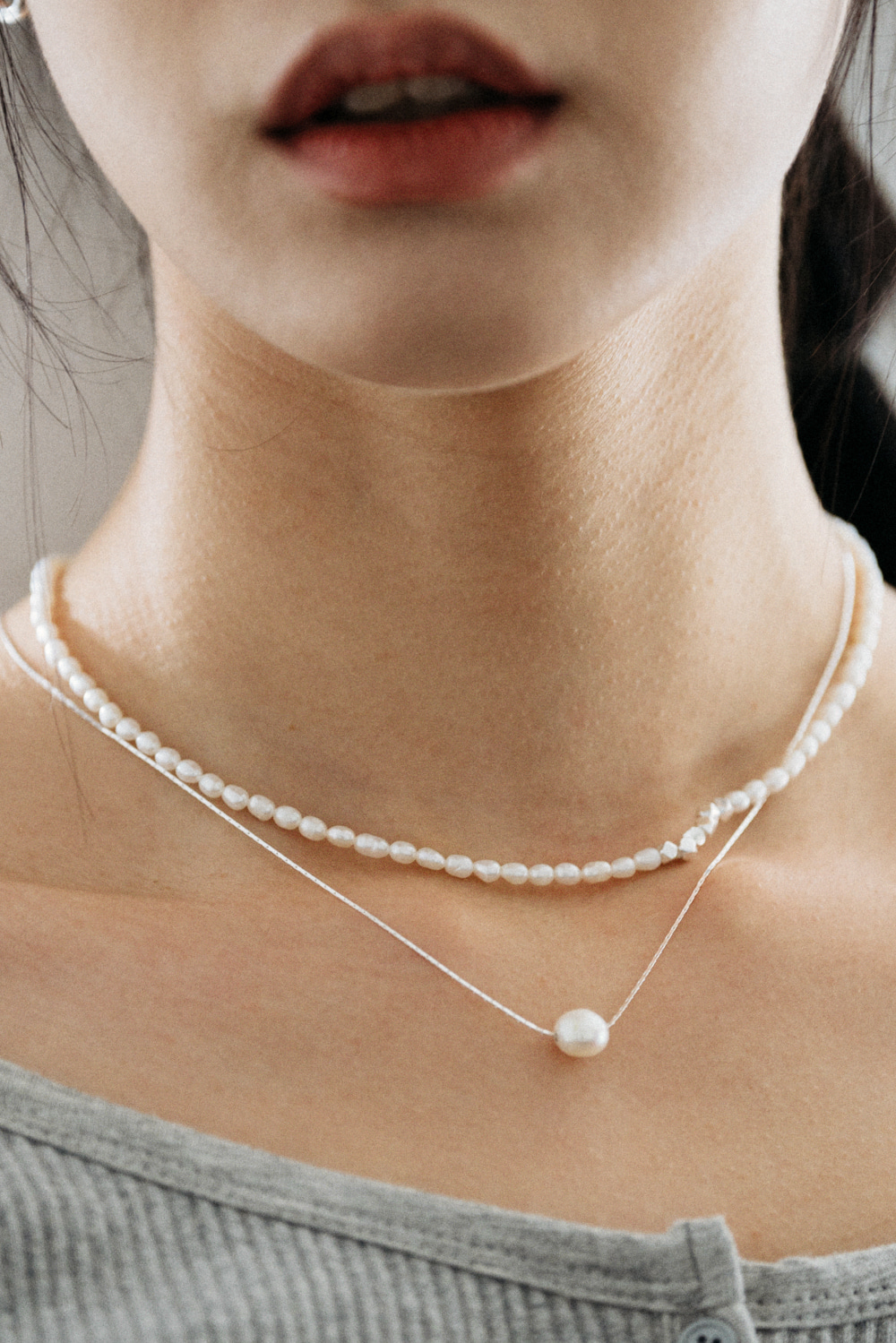 16165_Silver Pearl Necklace