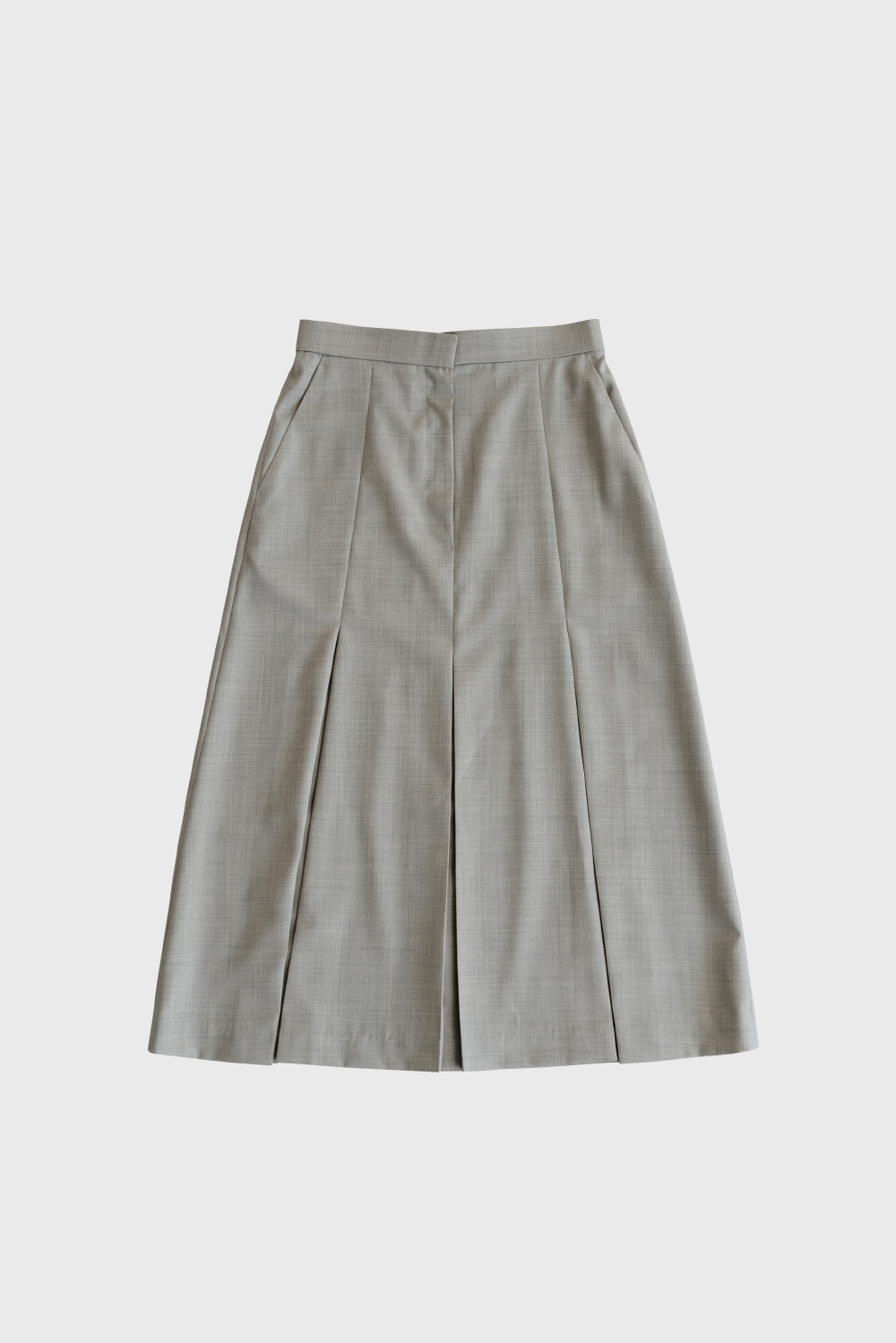 17282_Wool Pleated Skirt