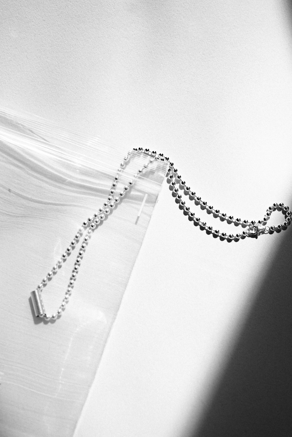 17607_Silver Ball Chain Necklace