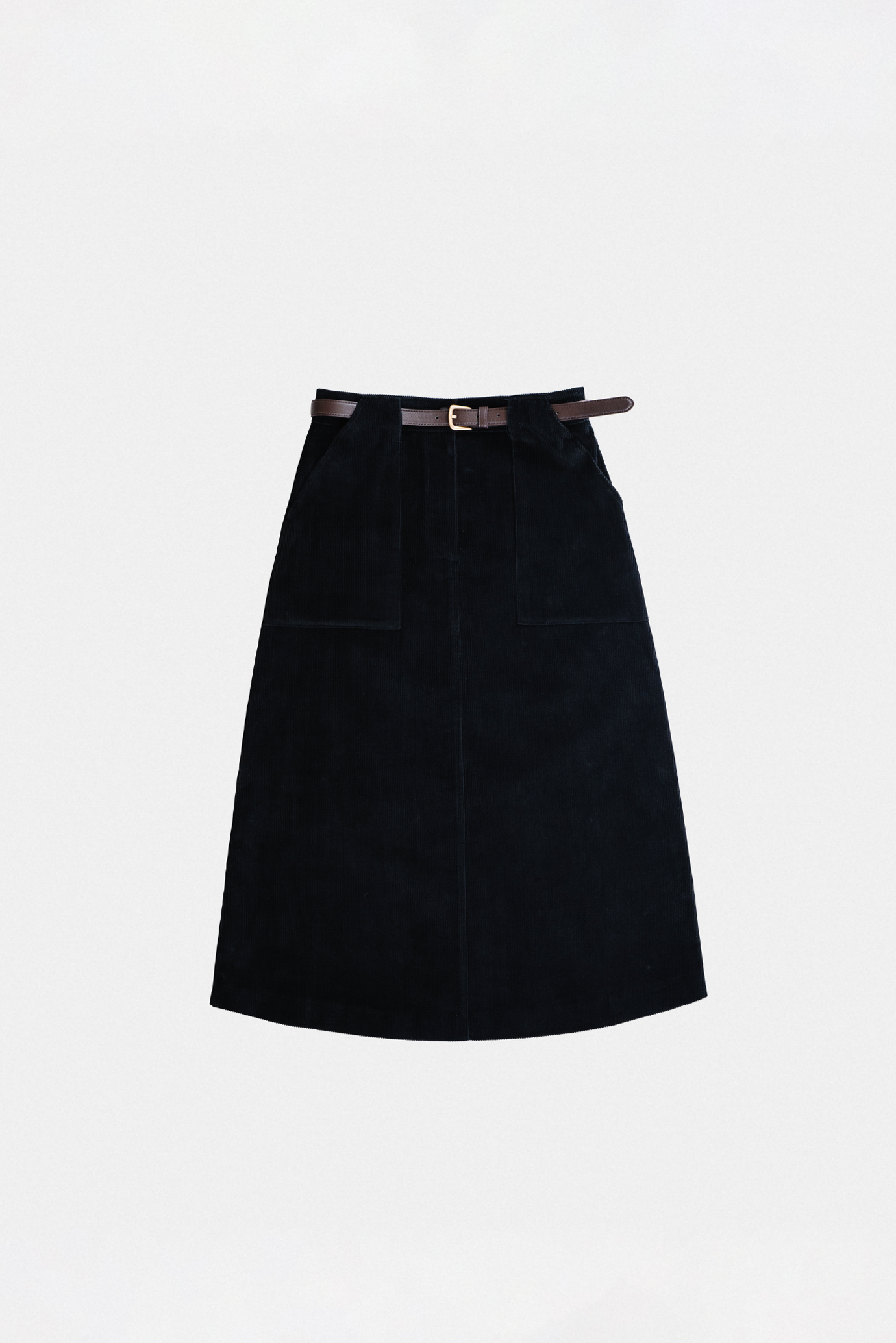 18921_Corduroy Belt Skirt [주문일로부터 10일이내 배송]