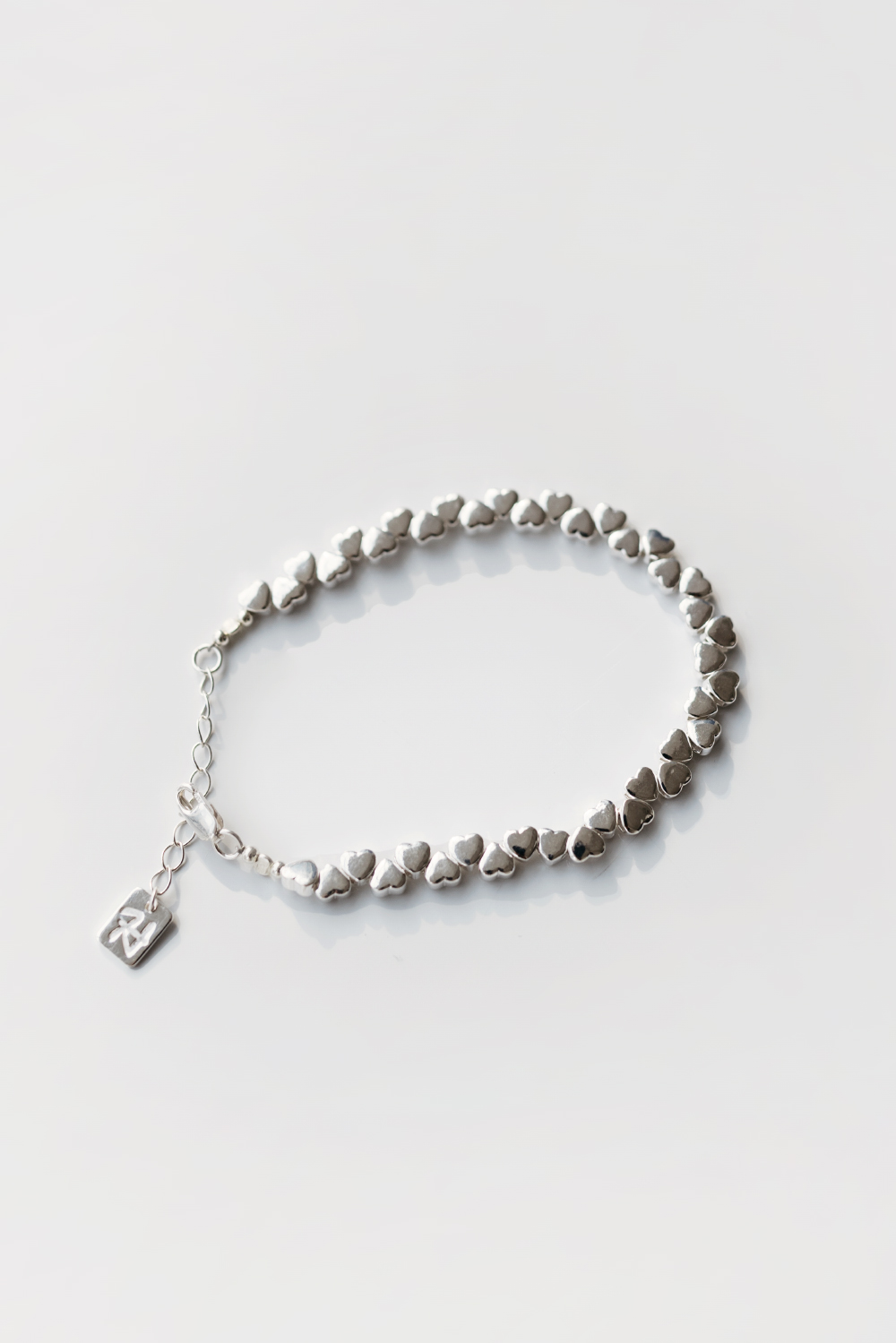 17153_Heart Silver Bracelet