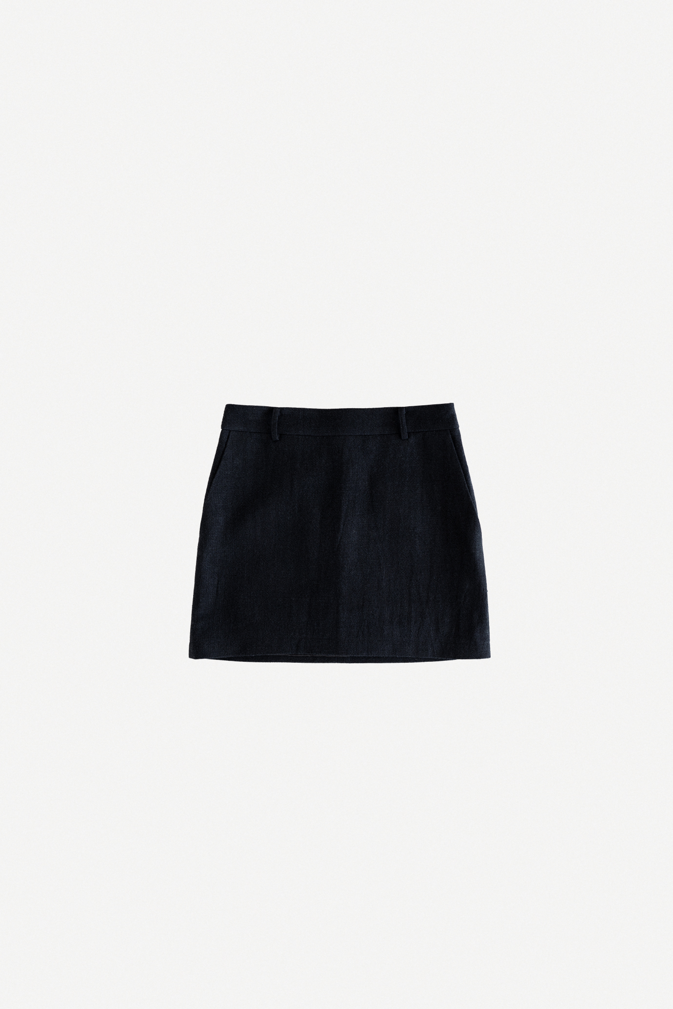 18447_Linen Mini Skirt